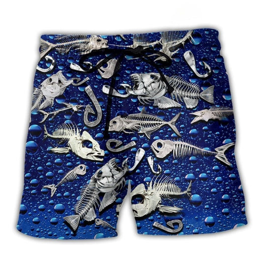 Fishing Bones Beach Shorts For Casual Day Trips And Bright Summer Outfits