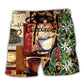 Coffee Motivation Beach Shorts For Casual Day Trips And Warm Weather Wardrobe