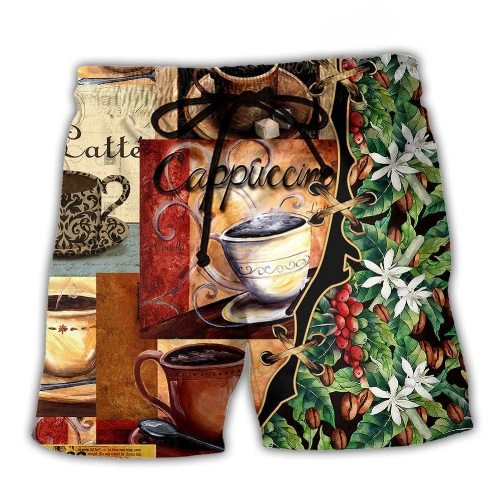 Coffee Motivation Beach Shorts For Casual Day Trips And Warm Weather Wardrobe