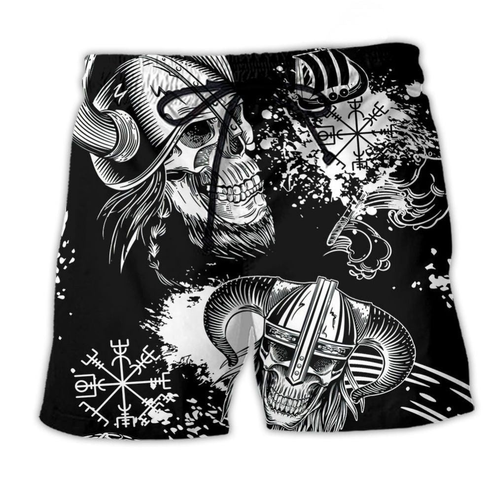Viking Dark Victory Beach Shorts For Seaside Travel And Comfortable Daily Wear