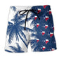 Texas Tropical Peace Beach Shorts For Outdoor Adventures And Warm Weather Wardrobe
