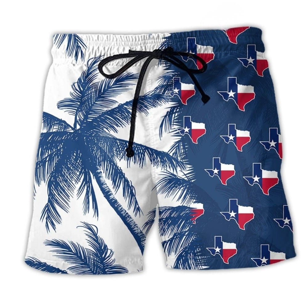 Texas Tropical Peace Beach Shorts For Outdoor Adventures And Warm Weather Wardrobe
