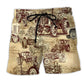 Tractor Farmer Work Beach Shorts For Island Escapes And Casual Outdoor Comfort