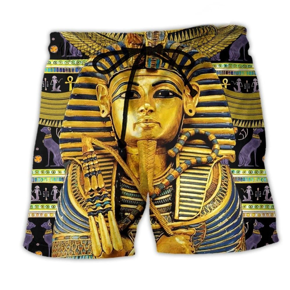 Egyptian Symbol Lifestyle Beach Shorts For Poolside Relaxation And Vacation Ready Style