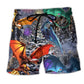 Christmas Dragon Holiday Beach Shorts For Weekend Escapes And Warm Weather Wardrobe