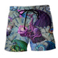 Dragon Symbol Beach Shorts For Poolside Relaxation And Easygoing Coastal Style