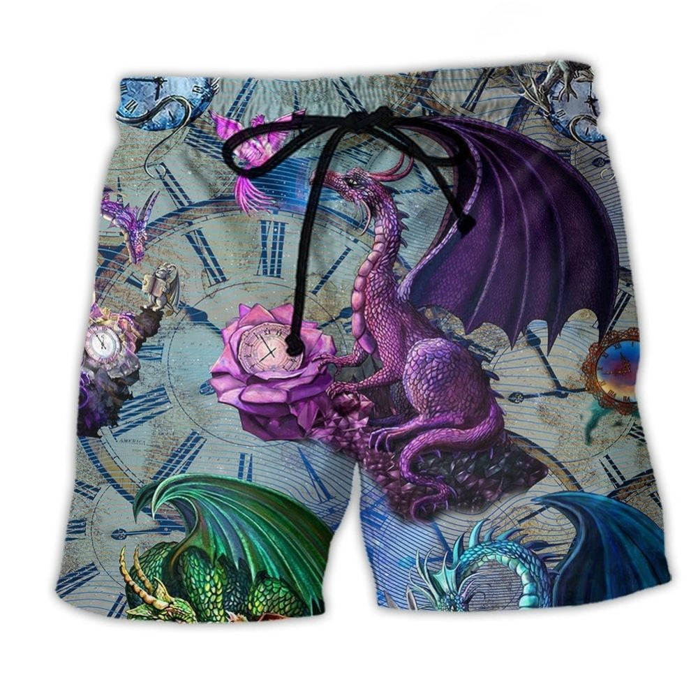 Dragon Symbol Beach Shorts For Poolside Relaxation And Easygoing Coastal Style