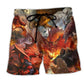 Dragon Fire Beach Shorts For Warm Weather Outings And Weekend Casual Style