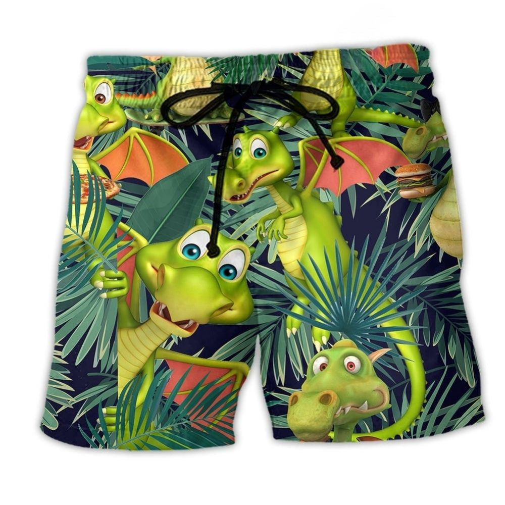 Fantasy Dragon Beach Shorts For Seaside Travel And Thoughtful Gift Giving