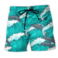 Dolphin Ocean Summer Beach Shorts For Oceanfront Weekends And Relaxed Casual Style