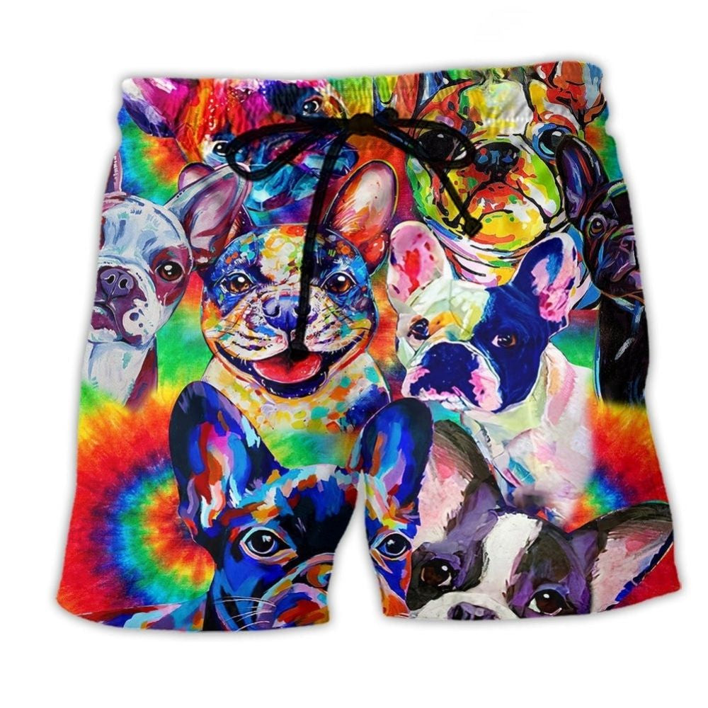 French Bulldog Loyalty Beach Shorts For Sunny Day Getaways And Relaxed Holiday Style