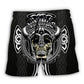 Viking Black Norse Beach Shorts For Holiday Cruises And Flexible Everyday Wear