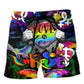 Rainbow Equality Pride Beach Shorts For Resort Days And Travel Ready Comfort