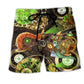 Steampunk Snail Fantasy Mechanical Beach Shorts For Tropical Getaways And Weekend Adventures