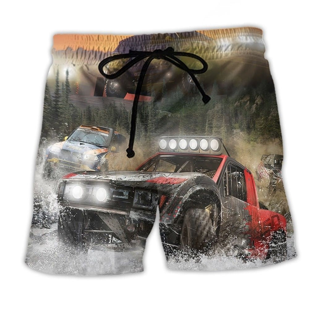 Off Road Racing Adventure Life Beach Shorts For Coastal Adventures And Relaxed Summer Wear