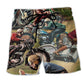 Motorcycle Is My Therapy Lifestyle Beach Shorts For Warm Weather Travel And Everyday Comfort