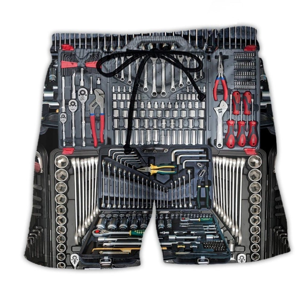 Mechanic Life You Wouldnt Understand Beach Shorts Pattern Detail For Relaxed Warm Weather Outfits