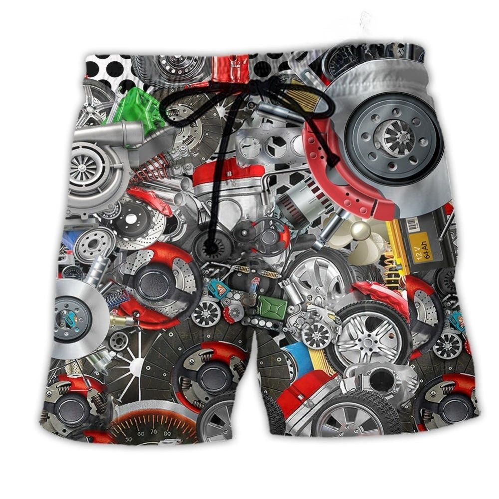 Mechanic Strength And Skill Lifestyle Beach Shorts For Outdoor Adventures And Thoughtful Seasonal Gifts
