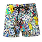 Hippie Old Soul Peace Lifestyle Beach Shorts For Sunny Holidays And Comfortable Daily Styling