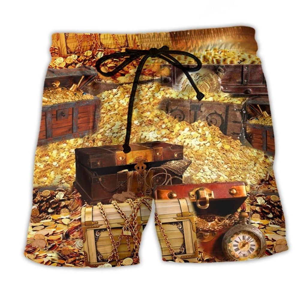 Not All Treasure Is Gold Quote Beach Shorts For Beach Trips And Relaxed Vacation Styling