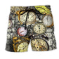 Morning Alarm Clock Time Beach Shorts For Coastal Adventures And Relaxed Summer Wear