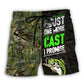 Just One More Cast Promise Quote Beach Shorts For Sunny Holidays And Comfortable Daily Styling