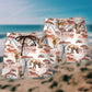 Cute African Elephant Beach Shorts For Sunny Holidays And Comfortable Daily Styling