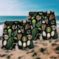 Dinosaur Tropical Leaf Wildlife Beach Shorts For Tropical Getaways And Weekend Adventures
