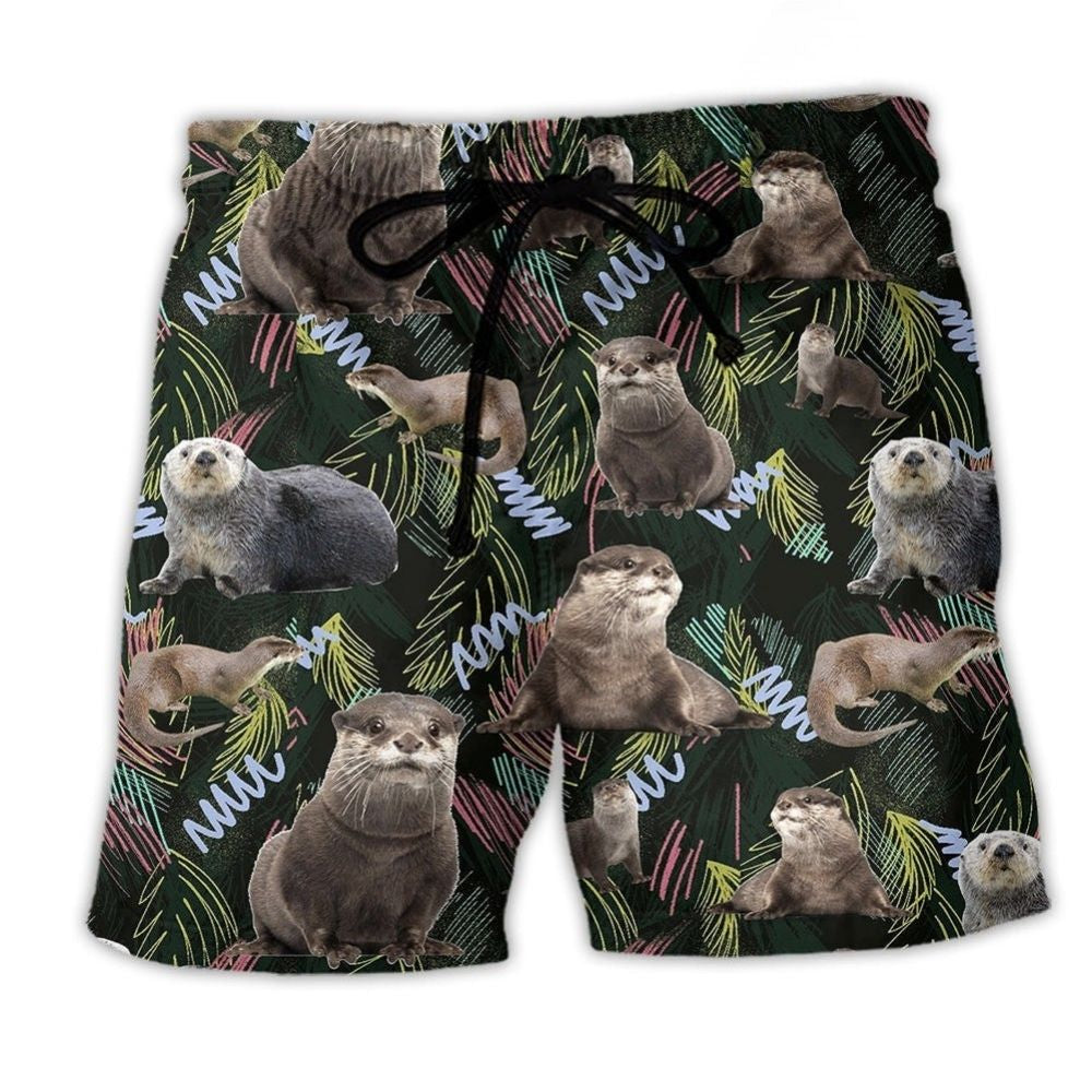 Otter Love Animals Cool Life Beach Shorts For Coastal Adventures And Relaxed Summer Wear