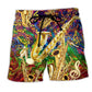 Music I Know It Fun Beach Shorts Design Detail For Coastal Escapes And Daily Wear