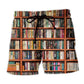 Book Lover I Love Reading Beach Shorts Design View For Summer Events And Coastal Getaways