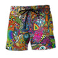 Bohemian Mushroom Peaceful Beach Shorts For Coastal Adventures And Thoughtful Gift Giving