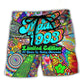 1993 Birthday Celebration Beach Shorts Artwork View For Seaside Trips And Casual Style