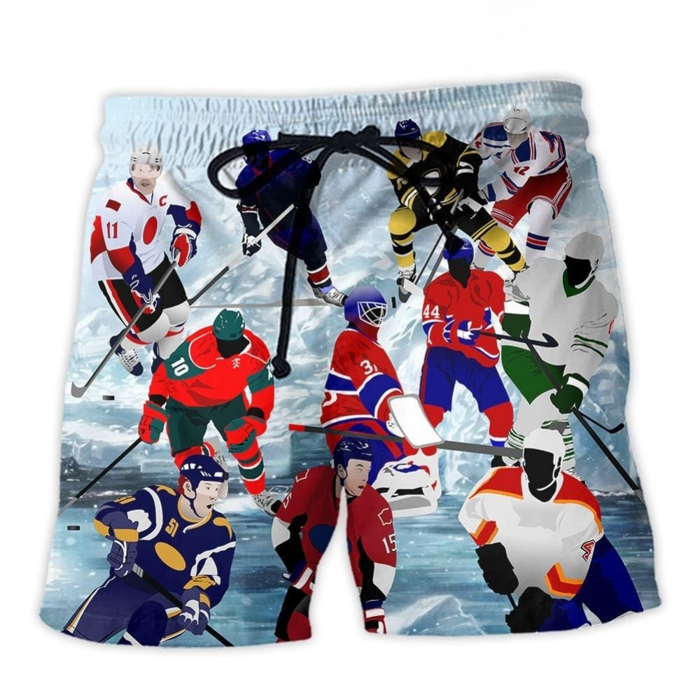Ice Hockey Motivation Beach Shorts For Warm Weather Outings And Relaxed Holiday Style