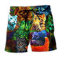 Dreamy Cat Beach Shorts For Warm Weather Outings And Weekend Casual Style