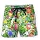Cocktail Beach Bar Party Vibes Beach Shorts Artwork View For Seaside Trips And Casual Style