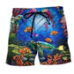 Underwater Ocean Sea Beach Shorts For Coastal Adventures And Comfortable Daily Wear