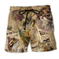 Cat Journal Retro Cool Beach Shorts Artwork Detail For Comfortable Everyday Summer Wear