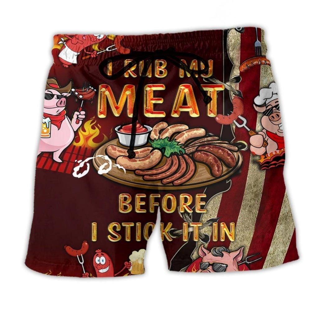 Christmas BBQ Beach Shorts For Weekend Escapes And Travel Ready Comfort