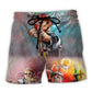Archery One Shot One Life Motivation Beach Shorts Graphic Detail For Resort Trips And Casual Outings