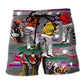 Golf Serious Game Beach Shorts For Weekend Escapes And Distinctive Seasonal Style