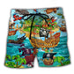 Pirate Adventure Beach Shorts For Tropical Holidays And Thoughtful Gift Giving