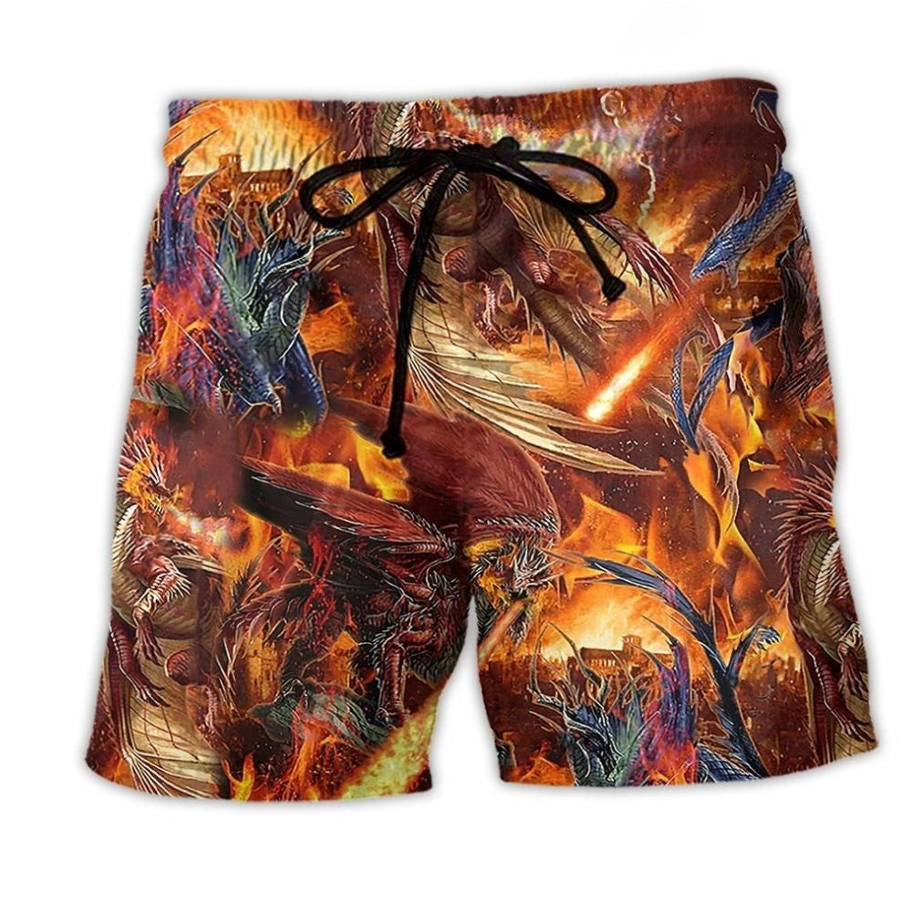 Dragon Strong Beach Shorts For Casual Day Trips And Bright Summer Outfits