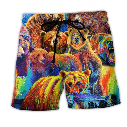 Wild Bear Beach Shorts For Weekend Escapes And Easy Warm Weather Wear