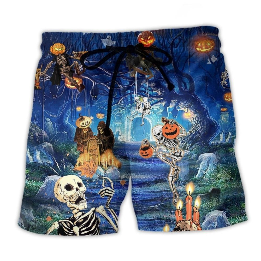 Dark Halloween Beach Shorts For Warm Weather Outings And Comfortable Resort Style