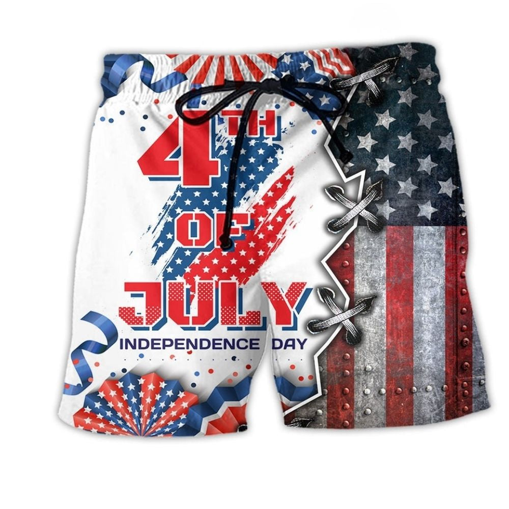 Independence America Celebration Beach Shorts For Beach Days And Everyday Comfort