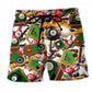 Billiards Make Your Own Luck Number Eight Beach Shorts Graphic Detail For Resort Trips And Casual Outings