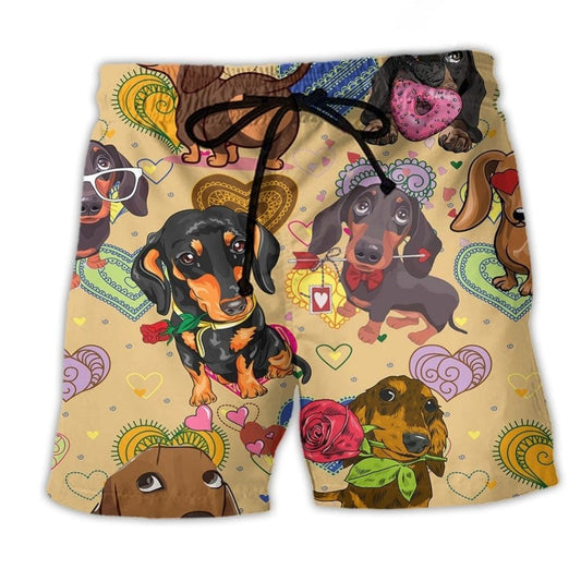 Dog Heart Beach Shorts For Oceanfront Weekends And Distinctive Seasonal Style