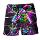 DJ Cat Music Beach Shorts For Resort Days And Laid Back Daily Wear