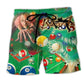 Billiards Joke Cue Sport Quote Beach Shorts Artwork View For Seaside Trips And Casual Style